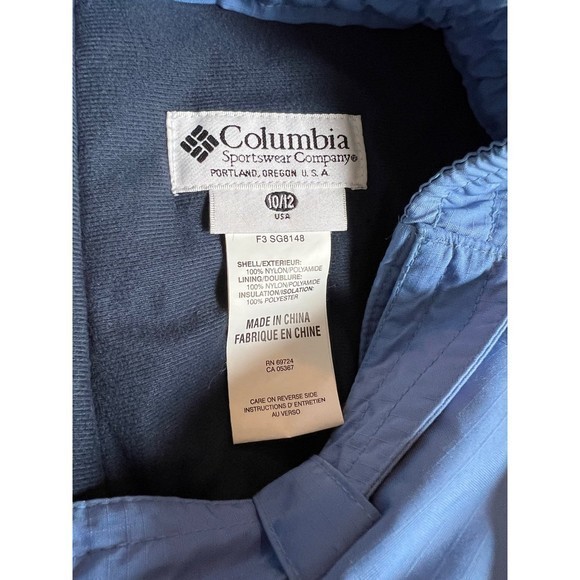 Columbia Tectonite Snow/Ski pants light blue size 10/12 - Picture 4 of 7